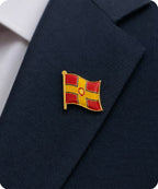 Northamptonshire County Flag Enamel Pin Badge