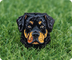 Rottweiler Dog Pin Badge