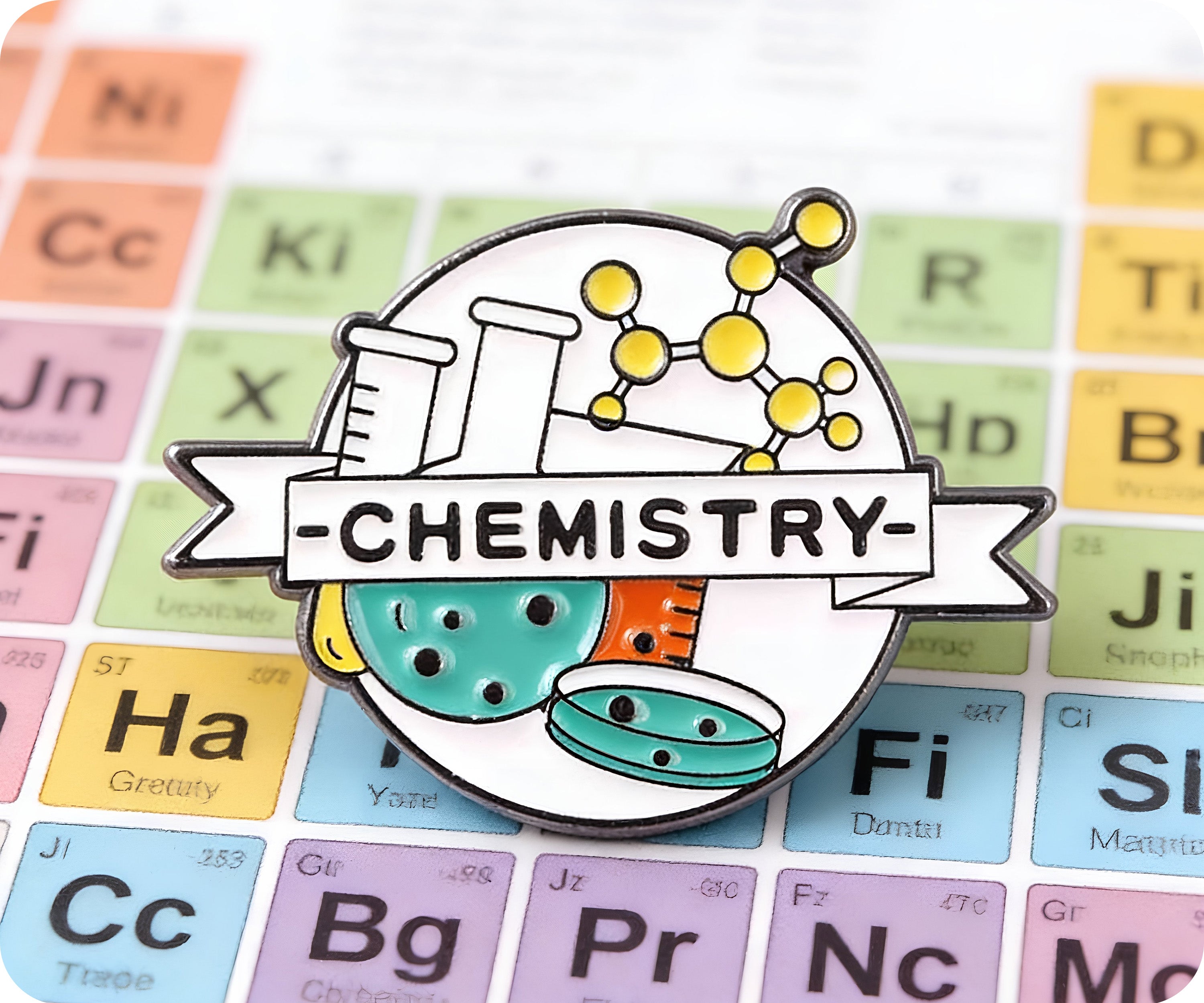 Chemistry Science Badge Pin Badge
