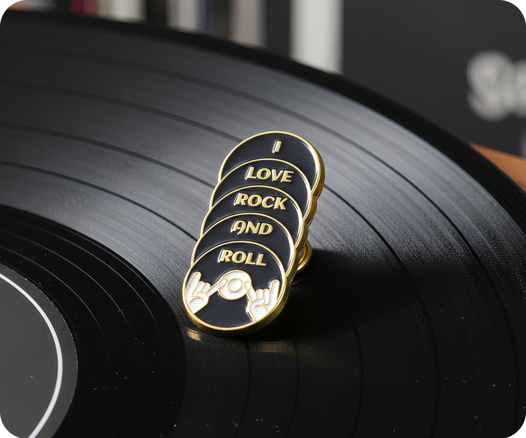 I Love Rock & Roll Pin Badge
