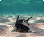 Reef Shark Glitter Ocean Pin Badge