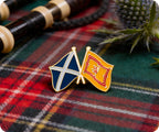 Scotland & Royal Banner Lion Friendship Pin Badge