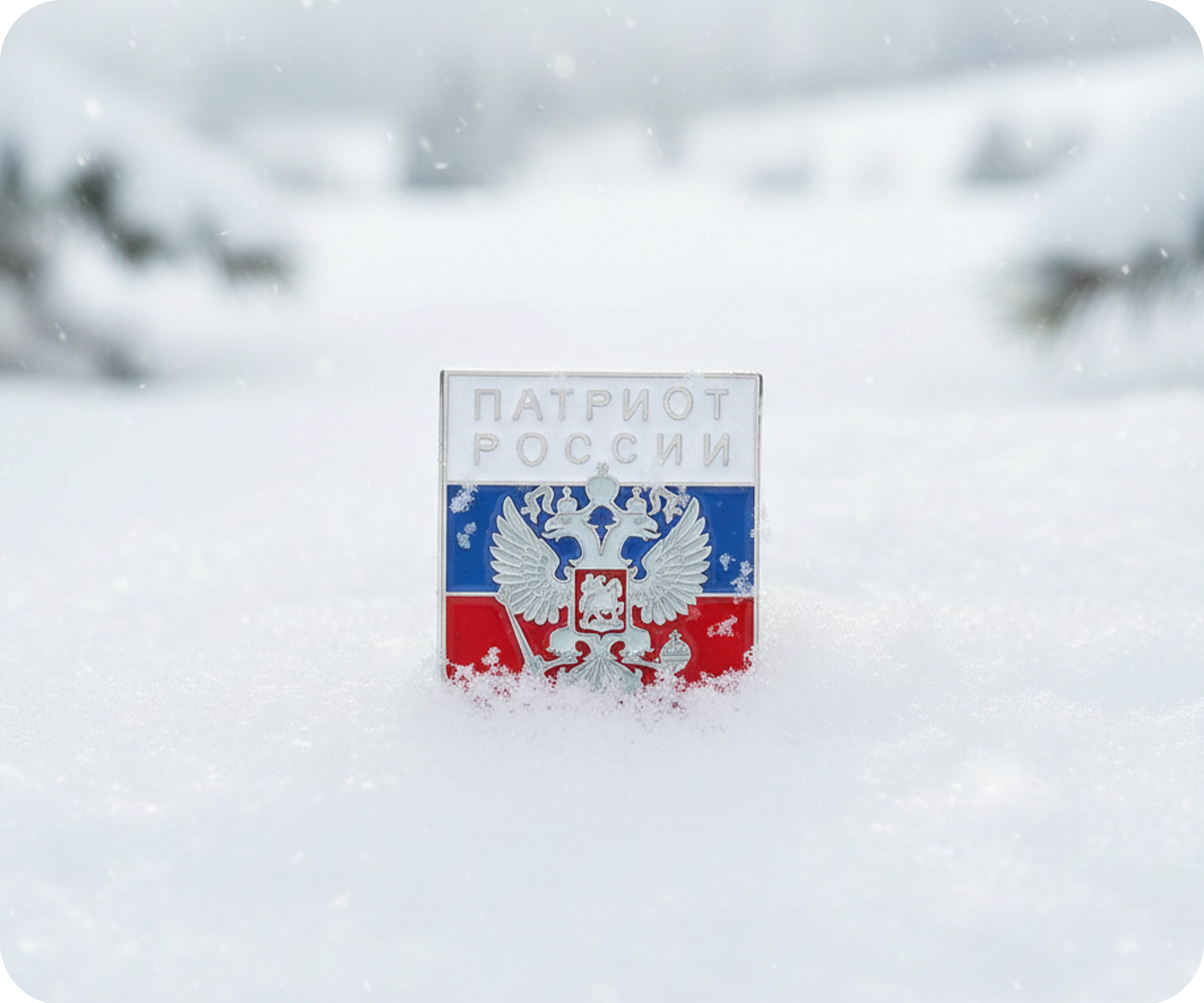 Russia Coat Of Arms Shield Pin Badge