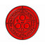 Red Occult Alchemy Magic Circle Enamel Pin Badge