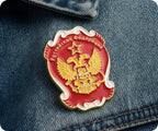 Российская Федерация Russian Federation Seal Pin Badge