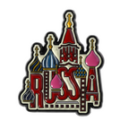 Moscow Kremlin Russia Tourist Pin Badge
