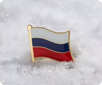 Russia Flag Pin Badge