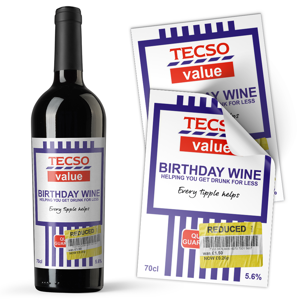 Vino de cumpleaños de supermercado Imagen principal del producto