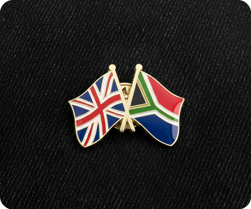 United Kingdom & South Africa Friendship Pin Badge