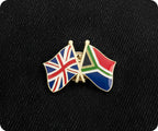 United Kingdom & South Africa Friendship Pin Badge