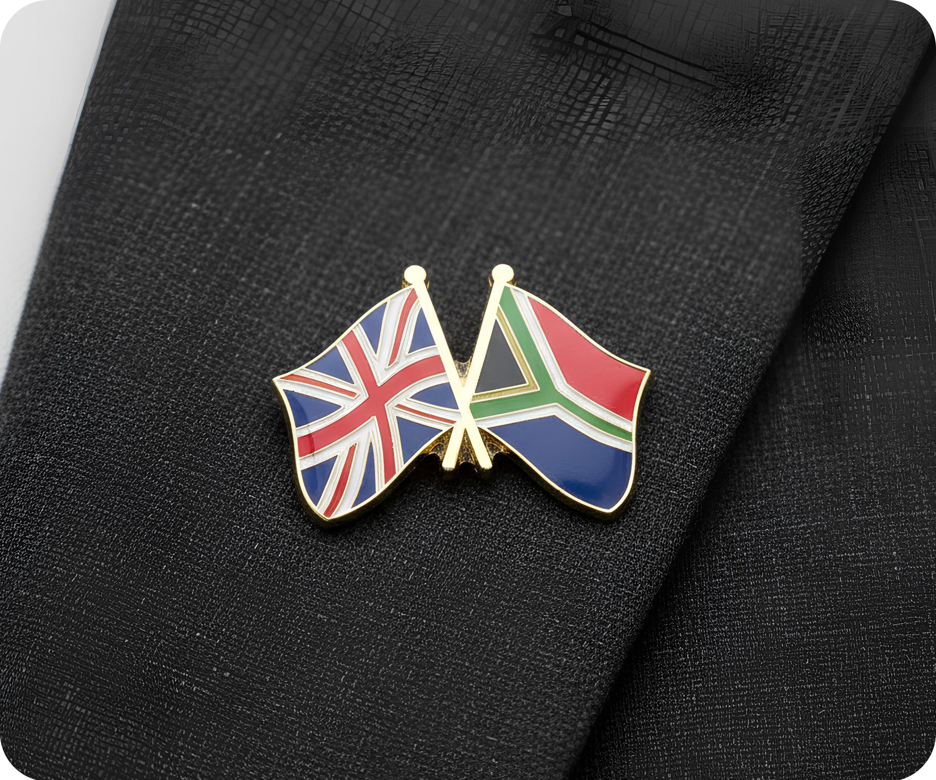 United Kingdom & South Africa Friendship Pin Badge