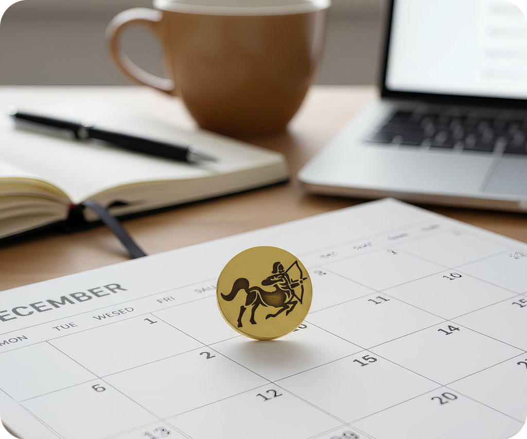 Sagittarius Zodiac Sign Pin Badge
