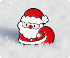 Santa Clause Christmas Xmas Pin Badge