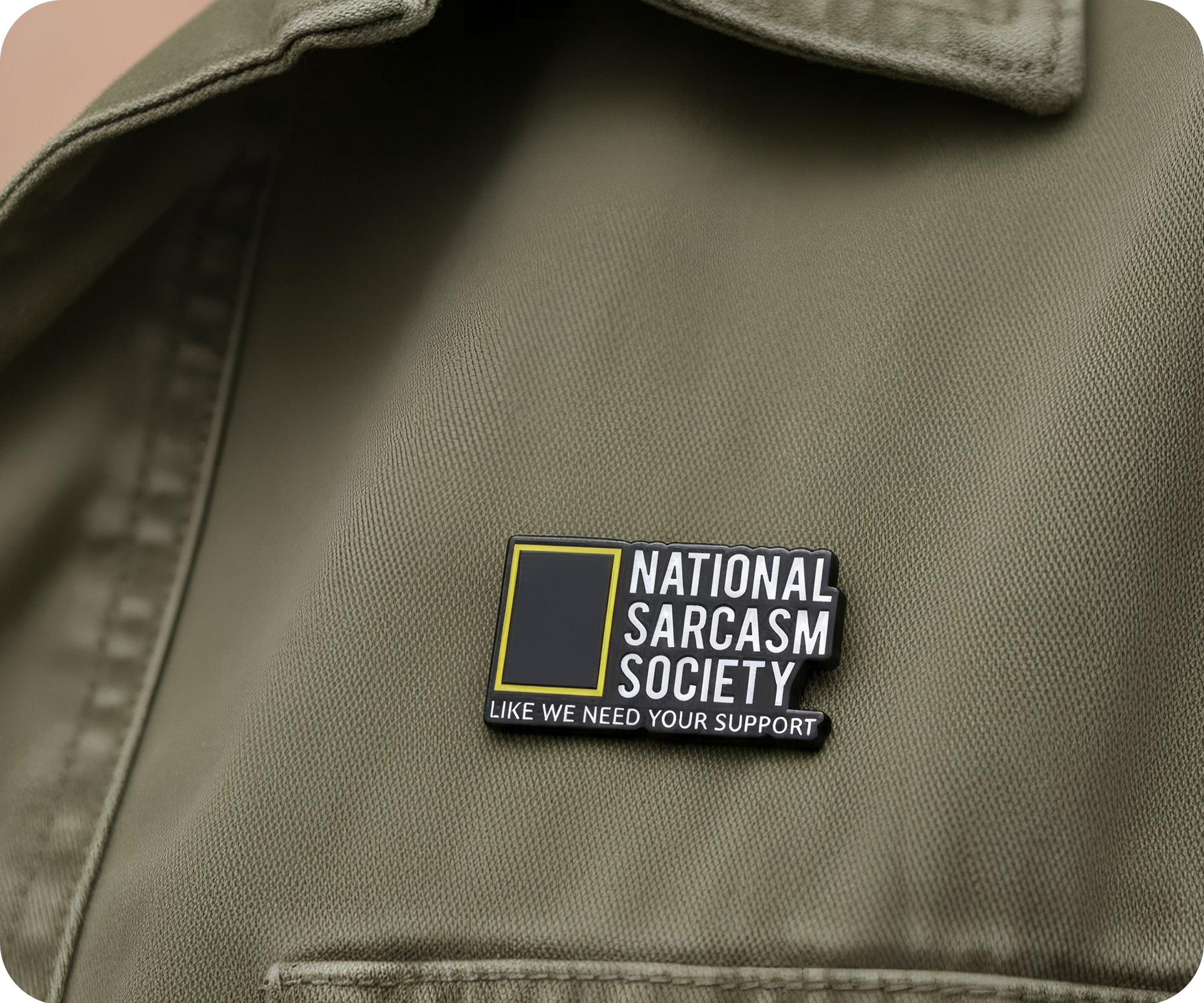 Insignia de la Sociedad Nacional del Sarcasmo Imagen secundaria del producto