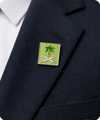 Saudi Arabia Emblem Enamel Lapel Pin Badge