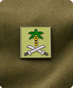 Saudi Arabia Emblem Enamel Lapel Pin Badge