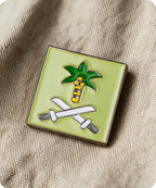 Saudi Arabia Emblem Enamel Lapel Pin Badge