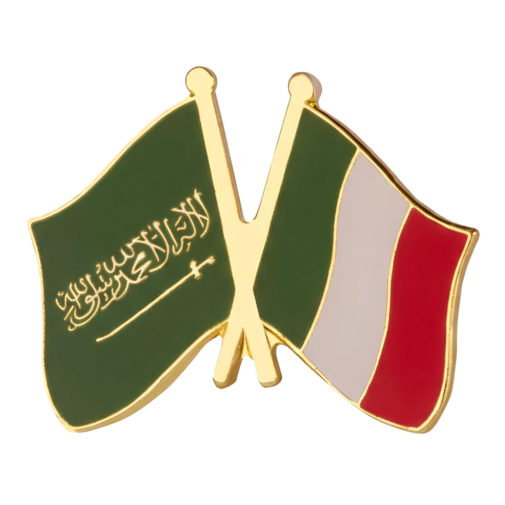 Pin de amistad entre Arabia Saudita e Italia Imagen principal del producto
