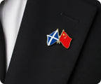 Scotland & China Friendship Pin Badge
