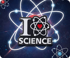 I Love Science Atomic Pin Badge