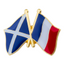 Scotland & France Friendship Pin Badge