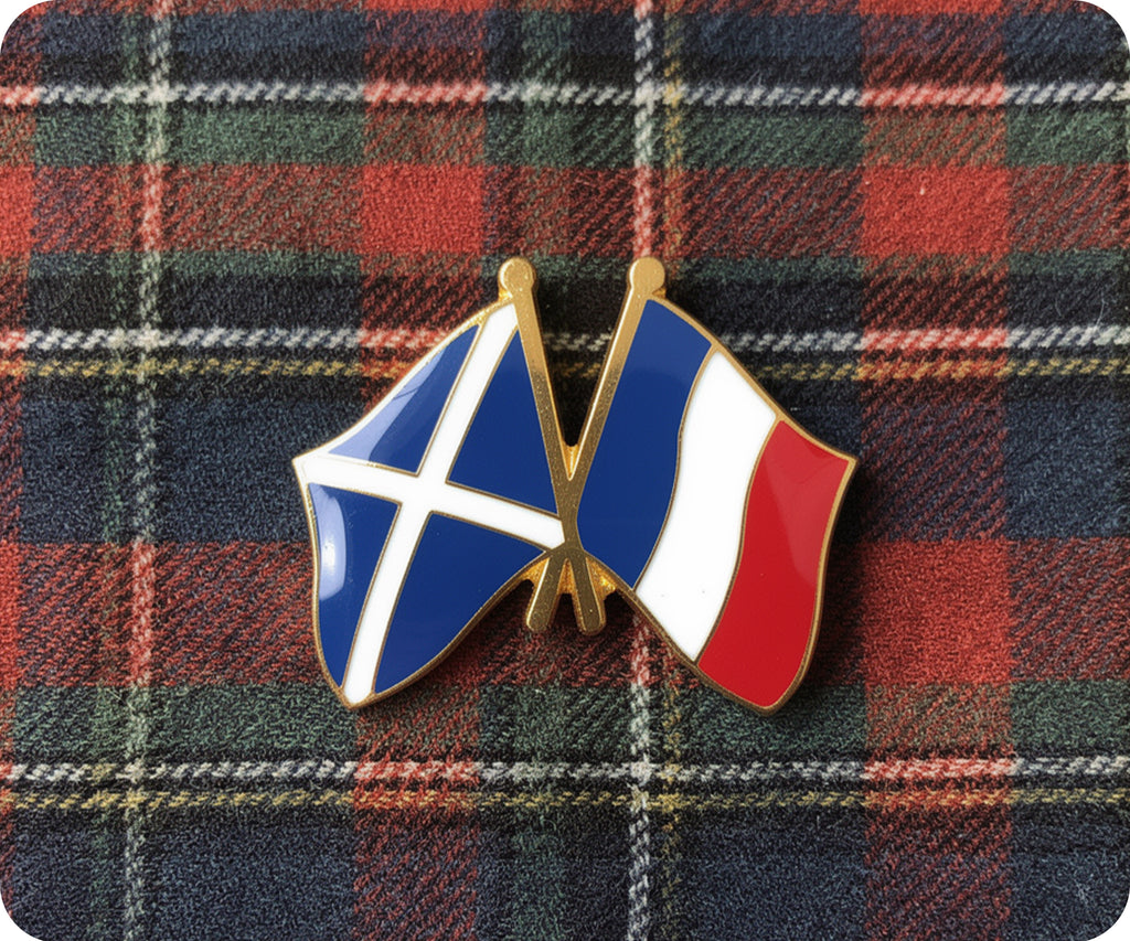 Scotland & France Friendship Pin Badge