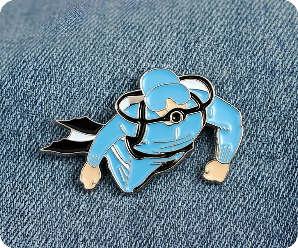 SCUBA Diver Pin Badge