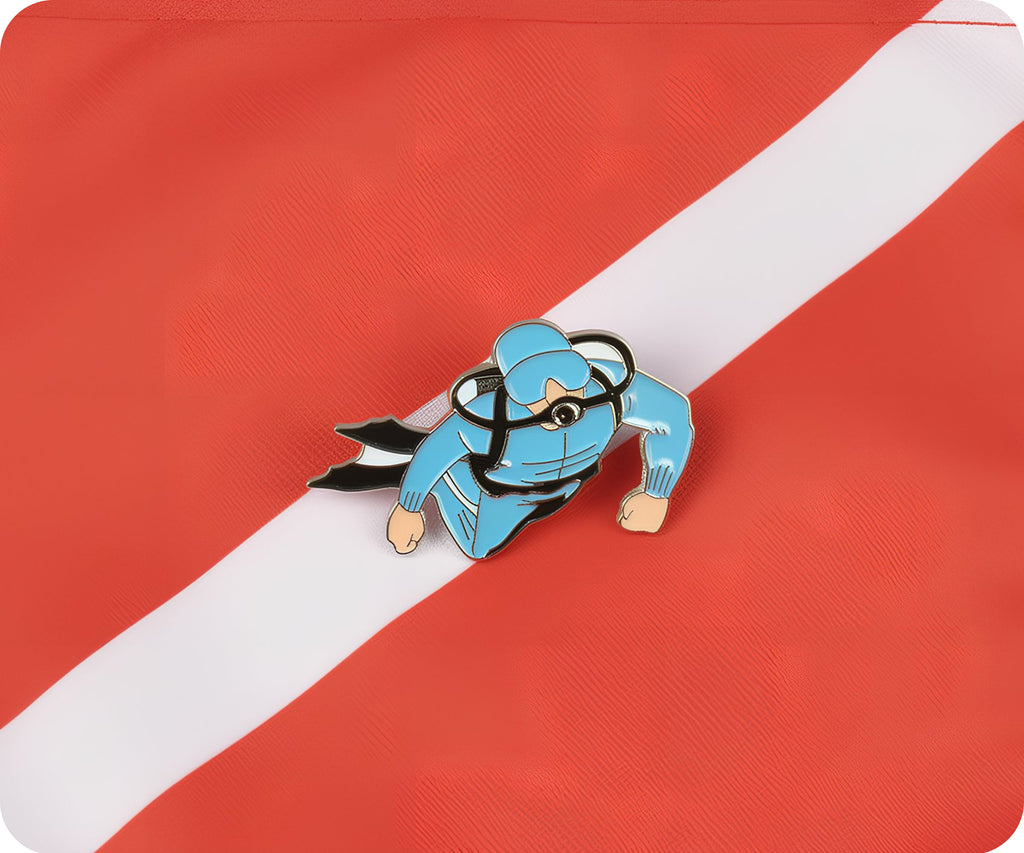 SCUBA Diver Pin Badge