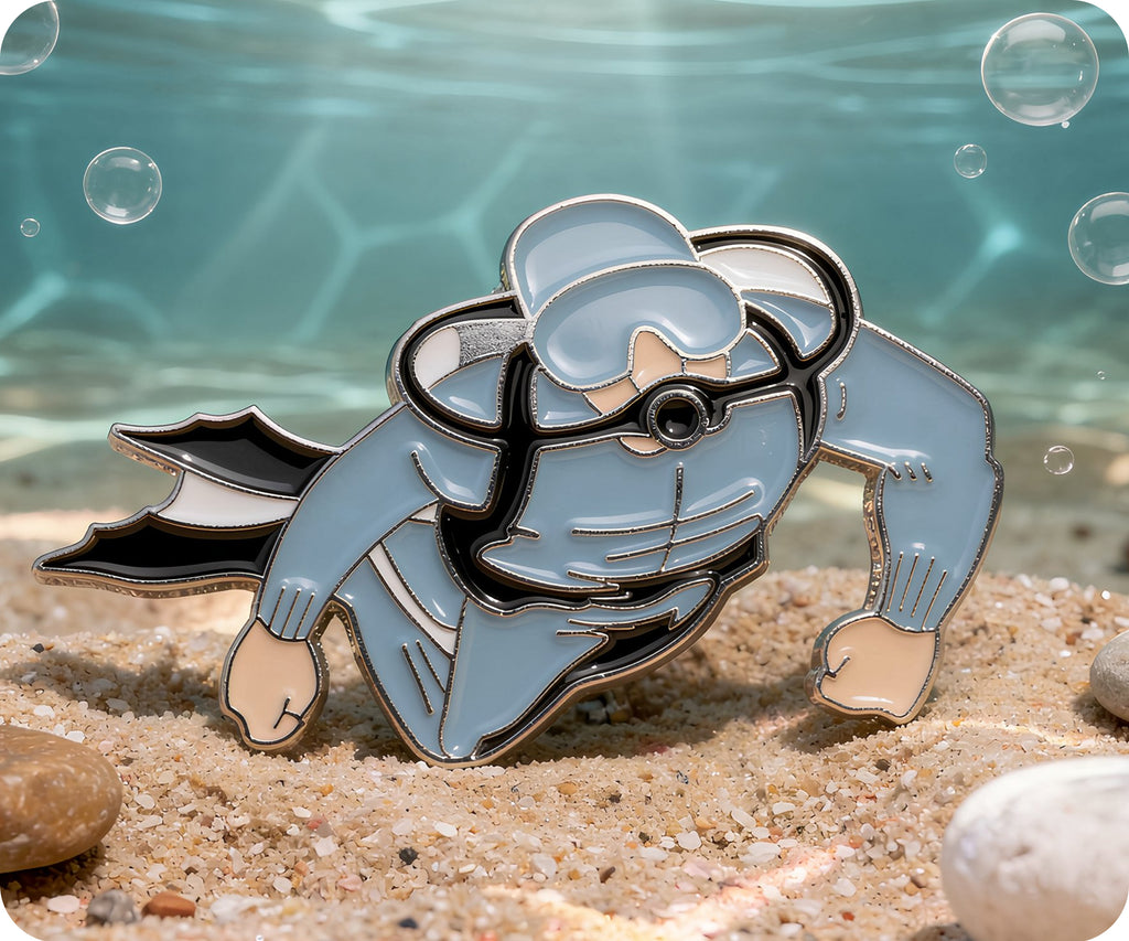 SCUBA Diver Pin Badge