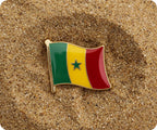 Senegal Flag Pin Badge