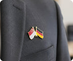 Singapore & Germany Friendship Pin Badge