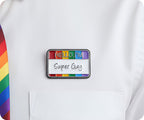 Hello I'm Super Gay Pin Badge