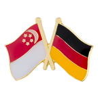 Singapore & Germany Friendship Pin Badge