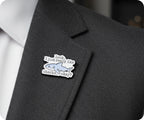 Look I Just Really Like Sharks Okay? Pin Badge