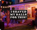 I Shaved My Balls For This Pin Badge