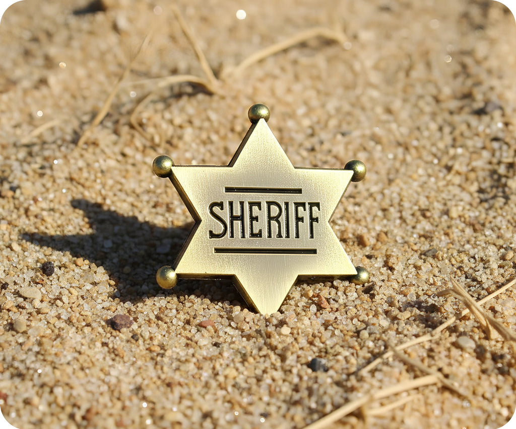 Sheriff Pin Badge