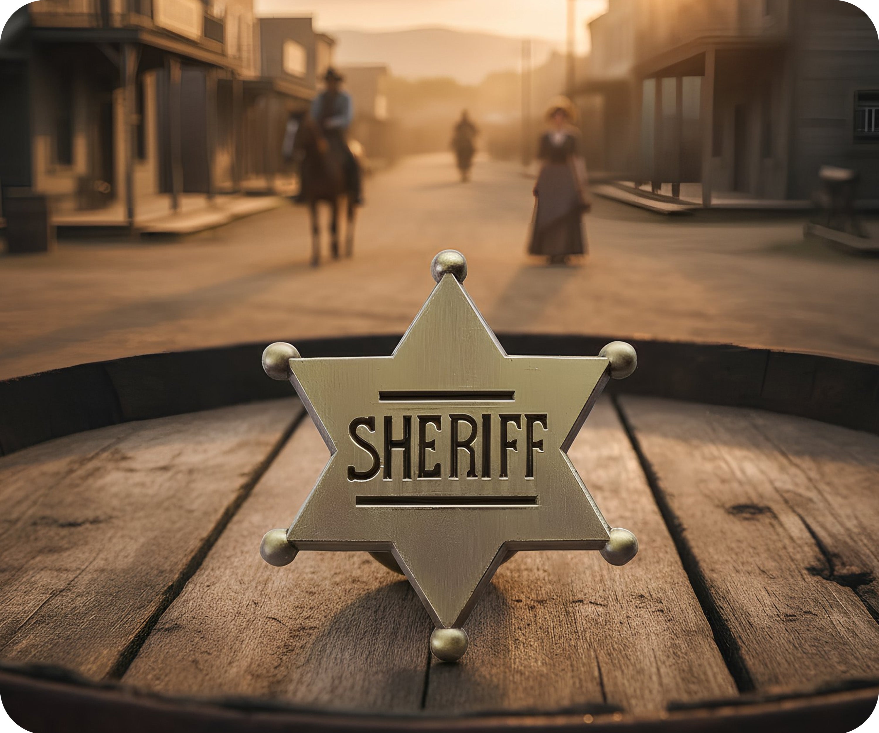 Sheriff Pin Badge