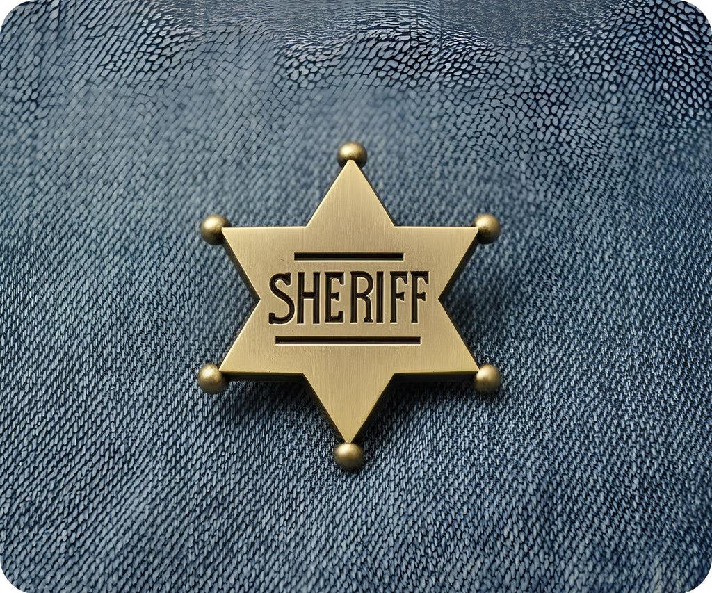 Sheriff Pin Badge