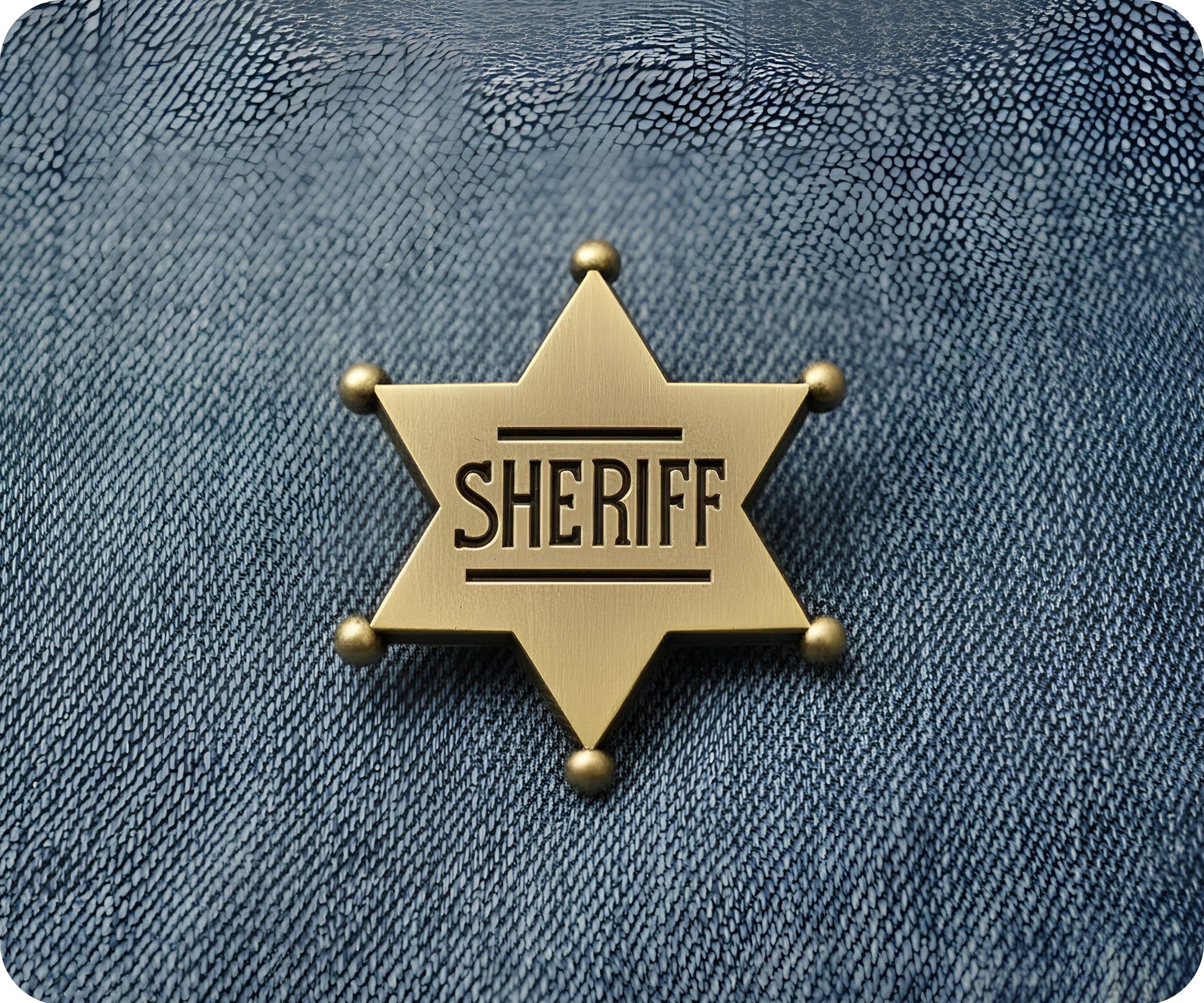 Sheriff Pin Badge