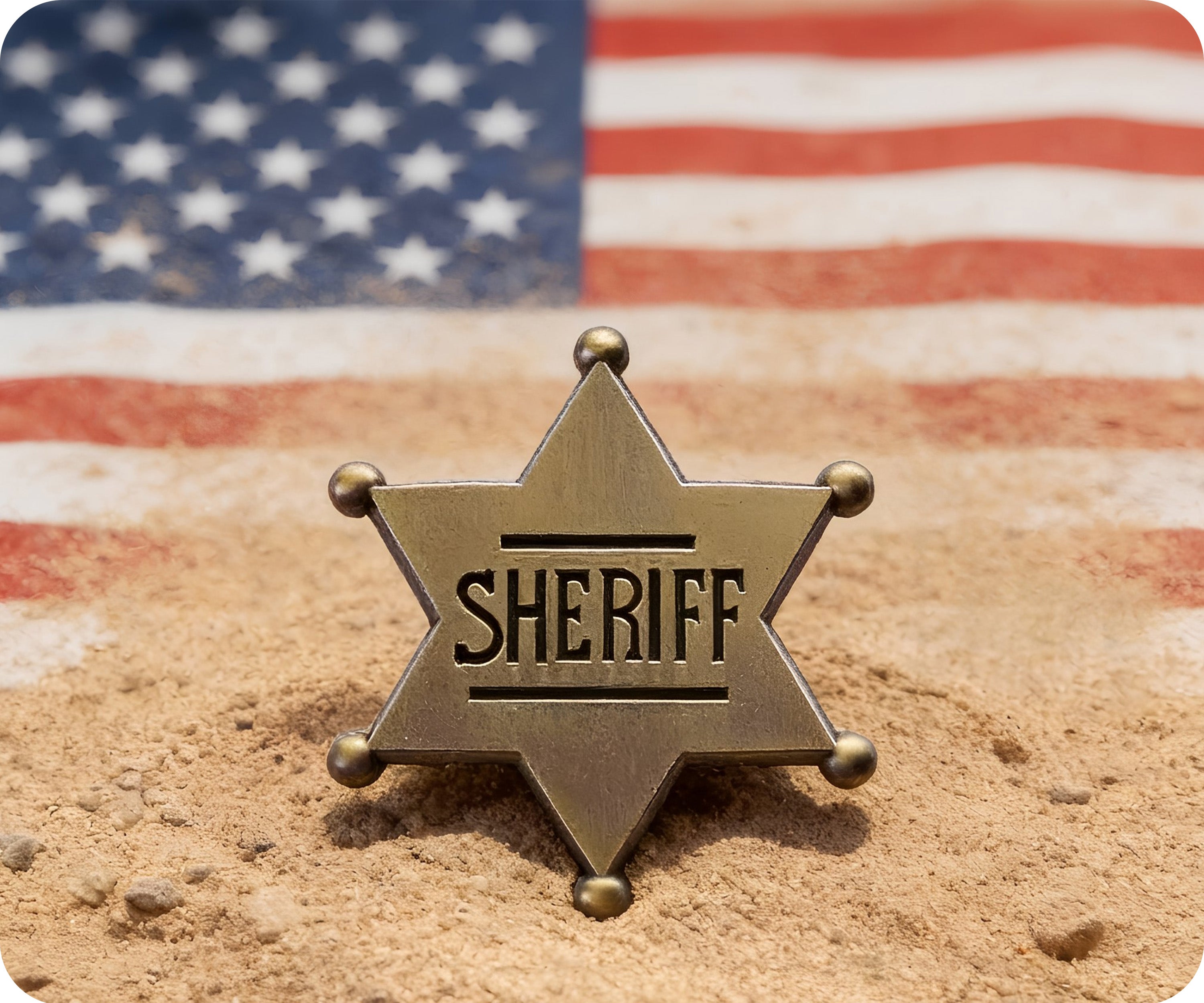 Sheriff Pin Badge