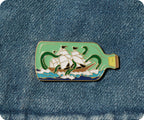 Ship In A Bottle Pin Badge