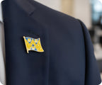 Shropshire County English Flag Pin Badge
