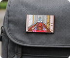 Classic Horror Hallway Twins Scene Pin Badge
