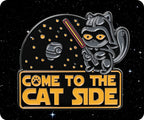 Come To The Cat Side Space Pin Badge