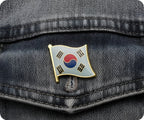 South Korea Flag Pin Badge