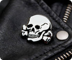 Skull & Cross Bones Pin Badge