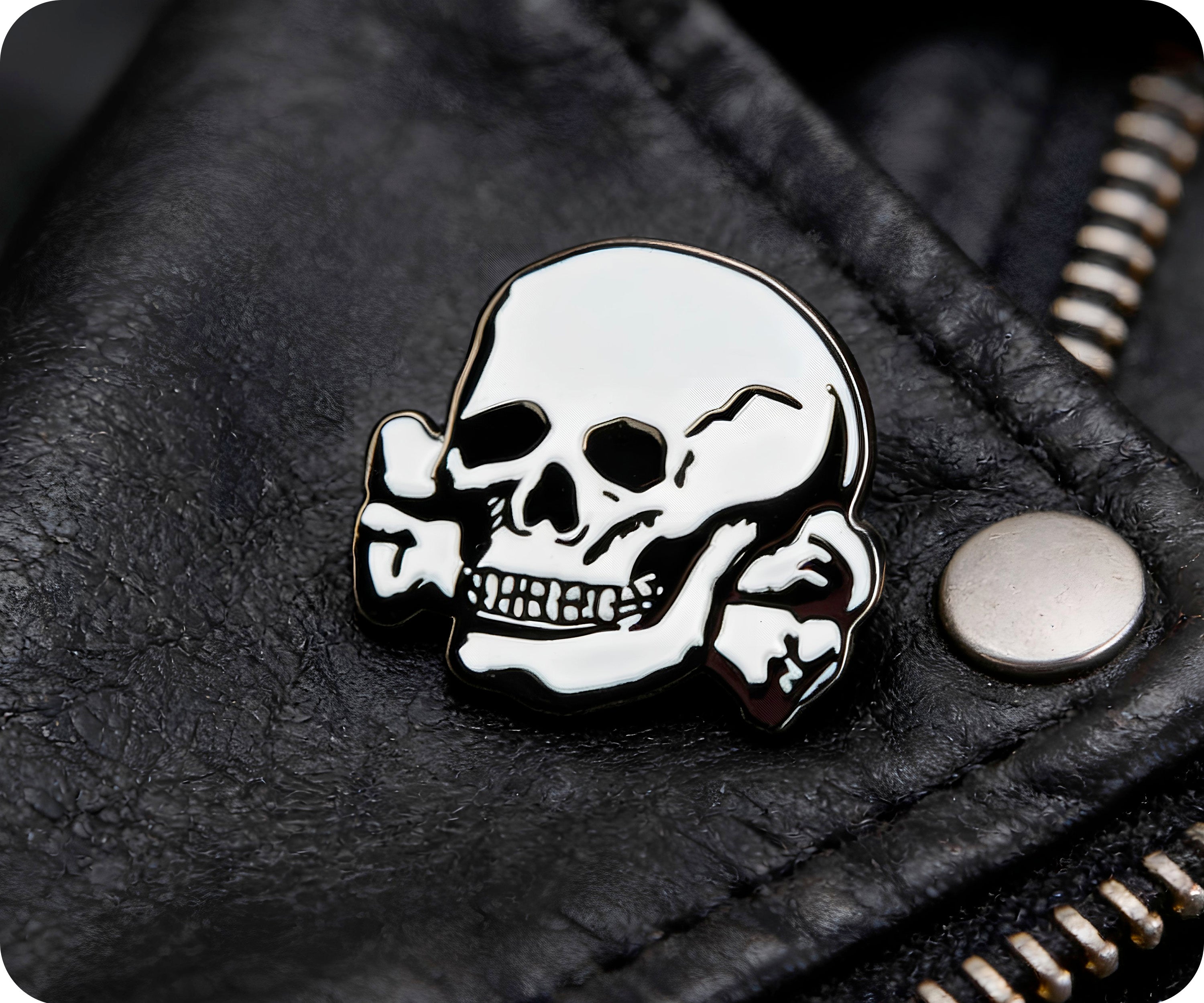 Skull & Cross Bones Pin Badge