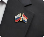 Slovenia & Croatia Friendship Pin Badge