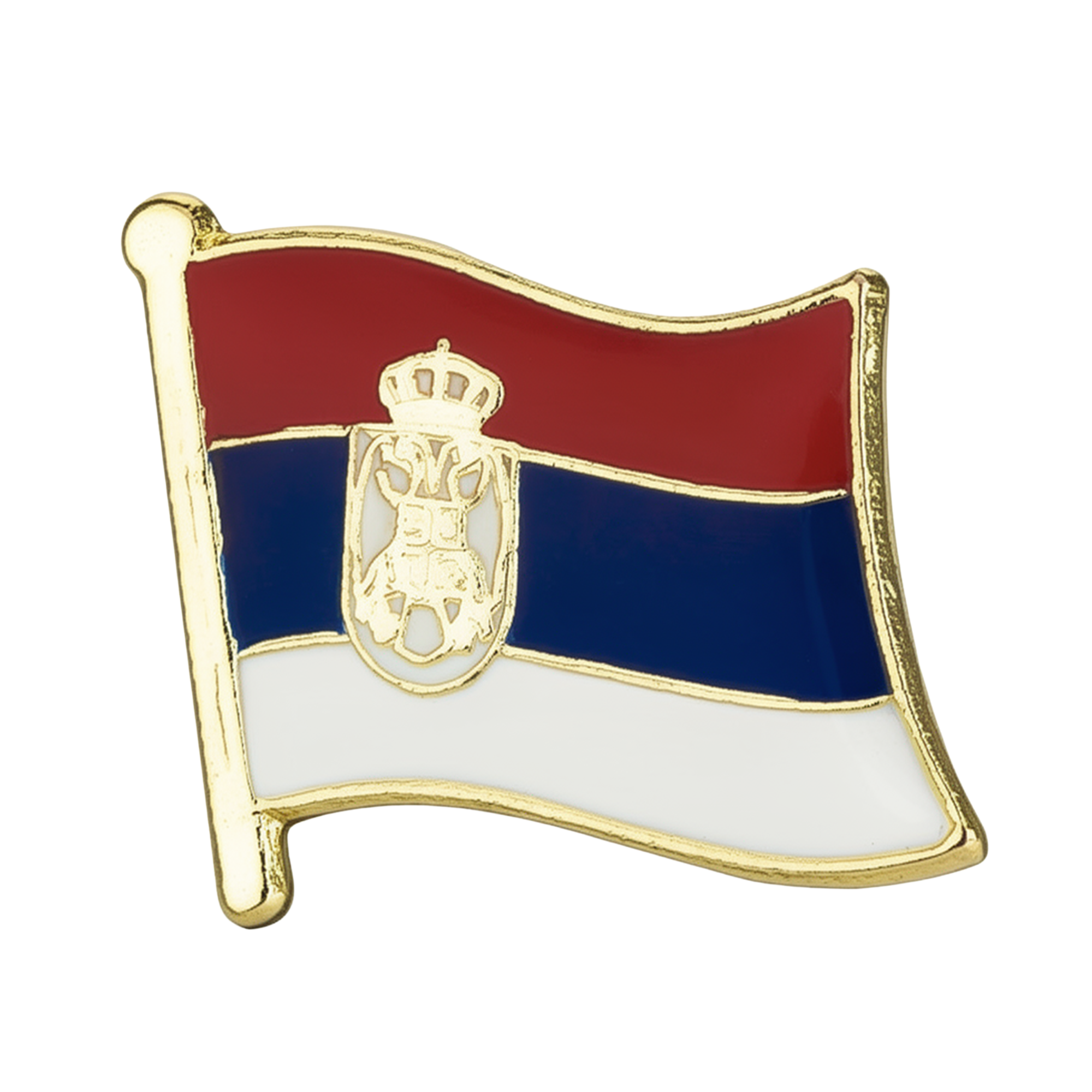 Serbia Flag Pin Badge