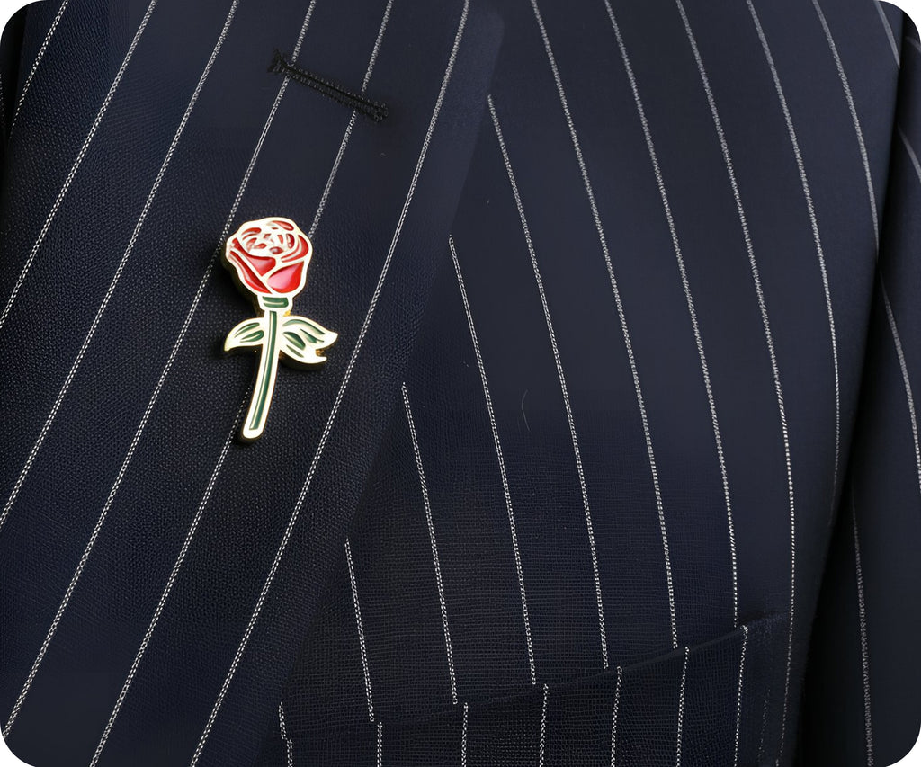 Rose Small Pin Badge